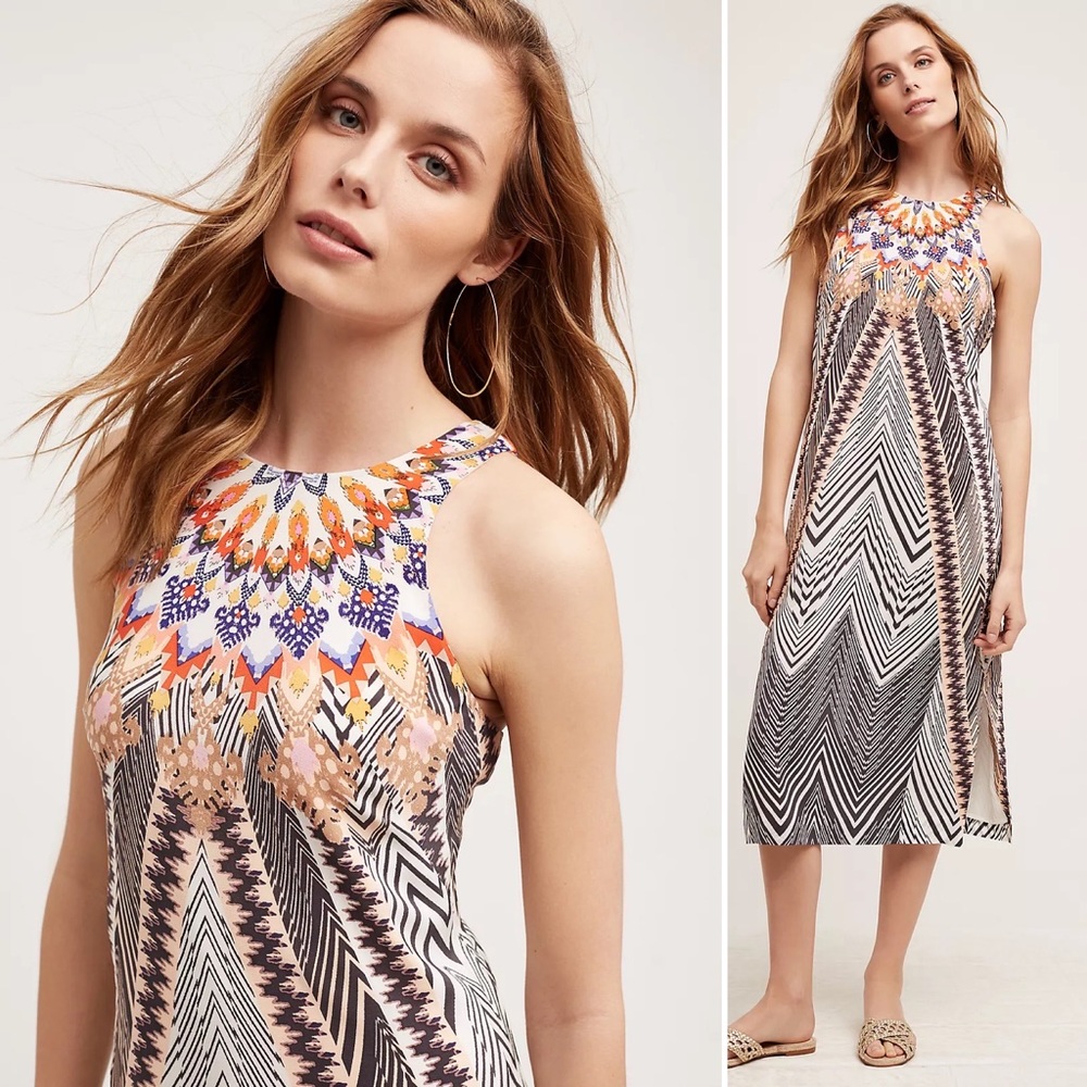 ✨ HOST PICK ✨ Anthropologie Solstice Silk Dress by HD in Paris [NWT]